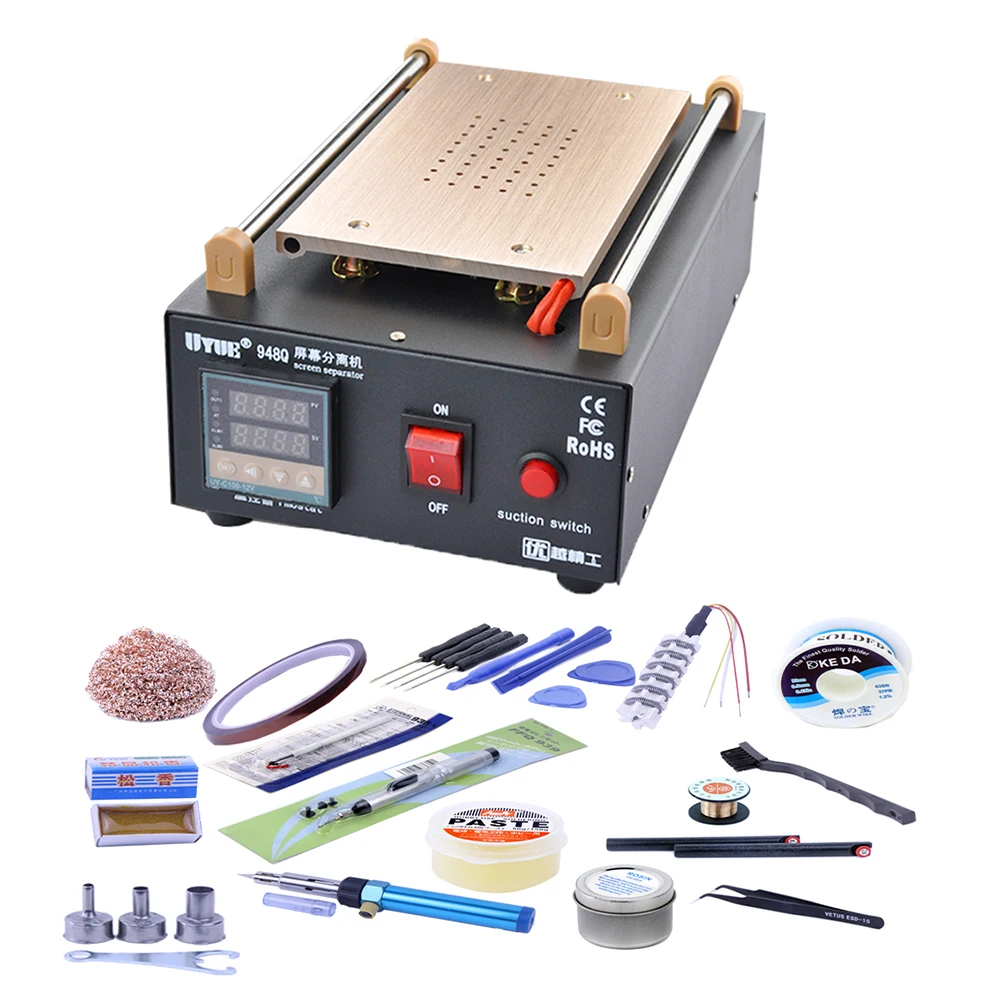 

UYUE 948Q Built-in Pump Vacuum LCD Screen Separator Machine with Built-in Pump for iPhone LCD screen repair