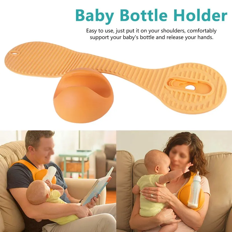 

Feeding Bottle Holder Hand-free Breastfeeding Tool Baby Bottle Accessories Rotatable Newborn Parents Breast Feed Auxiliary Tool