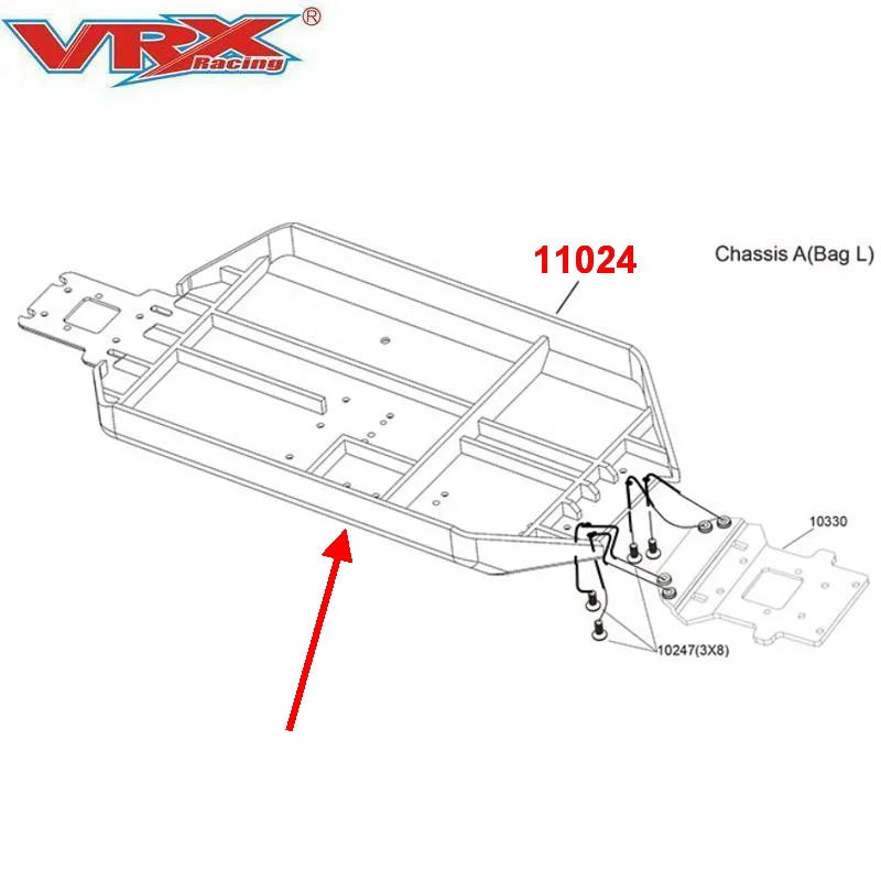 Фото Запчасти для радиоуправляемых автомобилей Vrx Racing RH817 RH818 Cobra, подходит для vrx 10969 10970 10909 10910 10917 10914 10915 10902 11024 11023 10932 №4