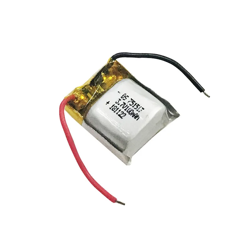 100mah 3,7 v 751517 литий-ионная аккумуляторная батарея для Cheerson CX-10 CX10 CX12 JJ820 V646 V676 JJ810 RC вертолет RC Квадрокоптер