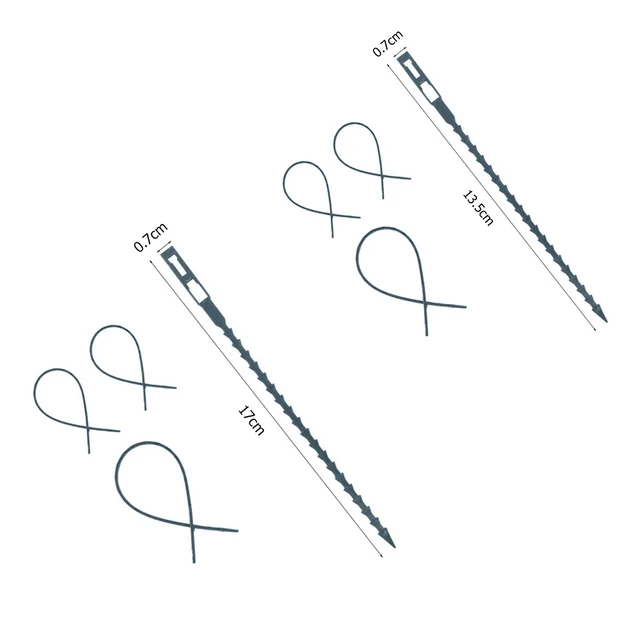 50Db/ Táska 13,5 Cm/ 17 Cm Műanyag Növényi Kábelkötegek Újrahasznosítható Üvegházhatást Okozó Készletek Kerti Fa Hegymászó Tartóhoz - Image 6