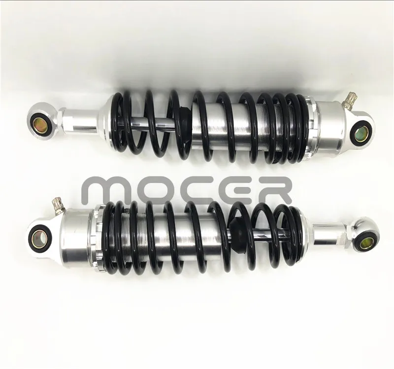 

2 pcs Universal Spring 7MM 320mm 340mm Nitrogen Rear Shock Absorber Motorcycle for Honda cb400 yamaha suzuki Black & Silver