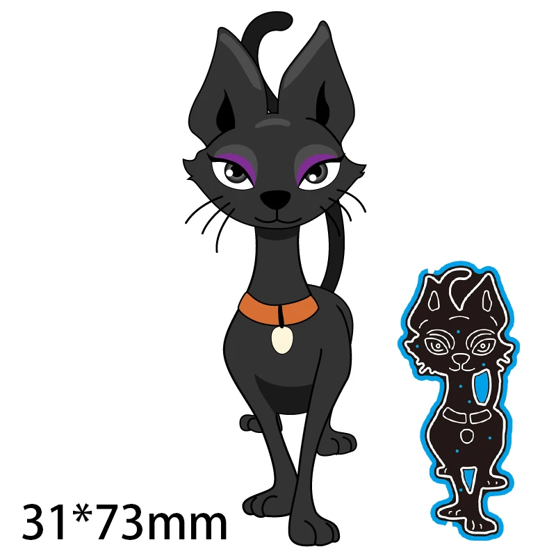 

31*73mm Cat Metal cutting Dies Craft Embossing Scrapbooking paper craft Greeting Card