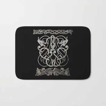 

New Funny Rugs Old Norse Design Viking Doormat Bath Mat Foot Pad Home Decor Bathroom Carpet Door Mat Floor Mats