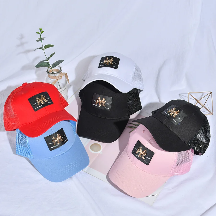

Summer Baseball Mesh Cap Casual Korean-style Cool Sun-resistant Topee Versatile Female Youth Cricket-cap Sun Hat Mesh Cap