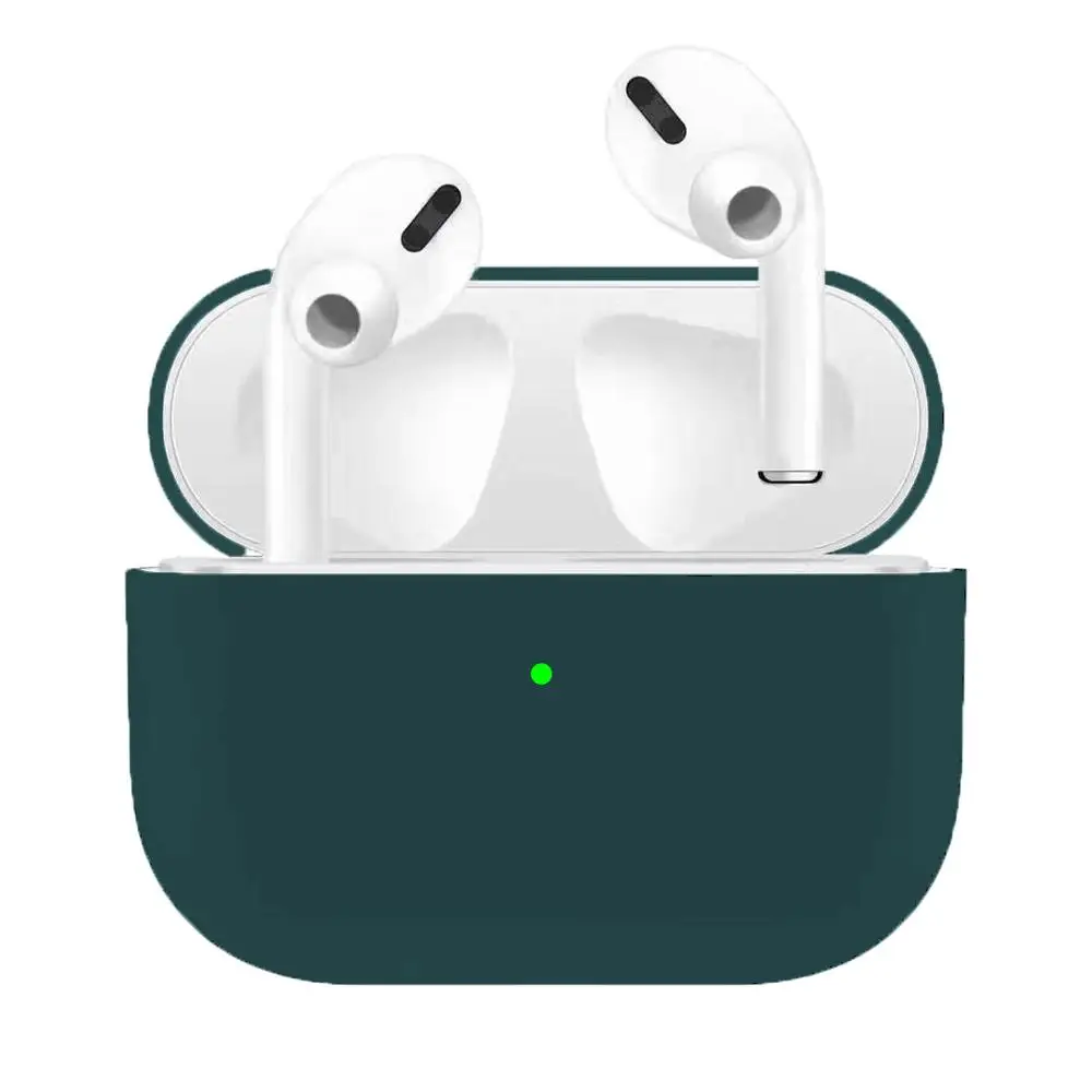 100 шт высококачественный силиконовый чехол для Air podsPro для наушников с голубыми зубами, защитный чехол для Airpods Pro в розничной упаковке