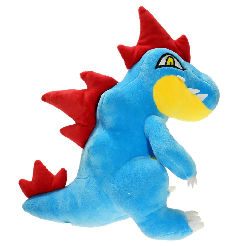 Мультфильм Totodile Эволюция Croconaw Feraligatr Мягкие плюшевые игрушки милые аниме pkm плюшевые куклы игрушки рождественские подарки для детей