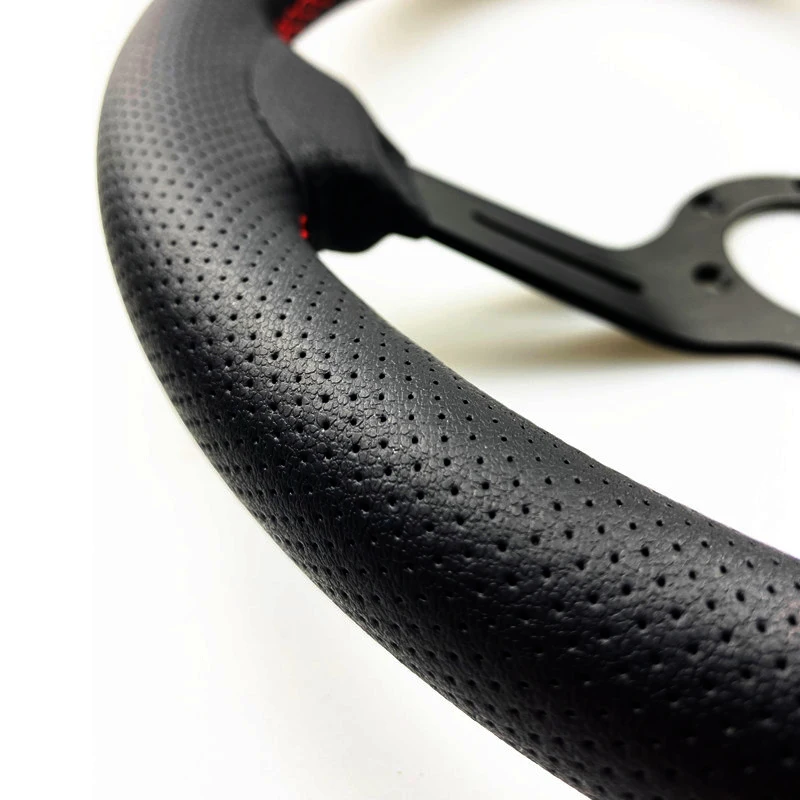 Top racing 14inch 350mm Deep black red line