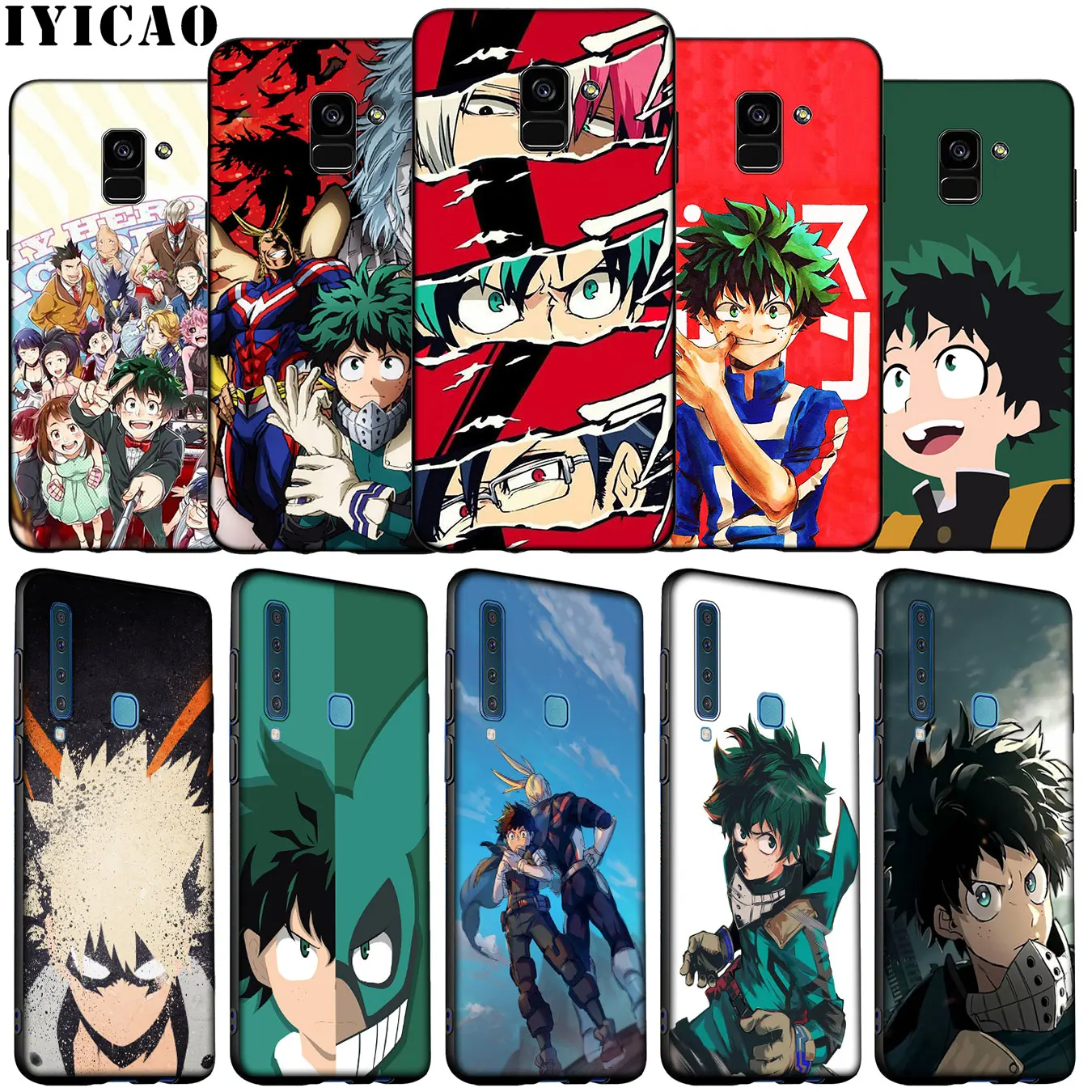 My Hero Academy Academia Soft Silicone Phone Case for Samsung Galaxy A6 A9 A8 A7 2018 A3 A5 Note 9 8 10 Plus 20 Ultra | Мобильные