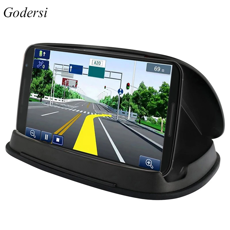 

Dashboard Anti Slip Mat Stable Tablet Bracket Stand With Free Gift Car GPS Mount Holder For Navigation 3-6.8 Inch Phone Stand