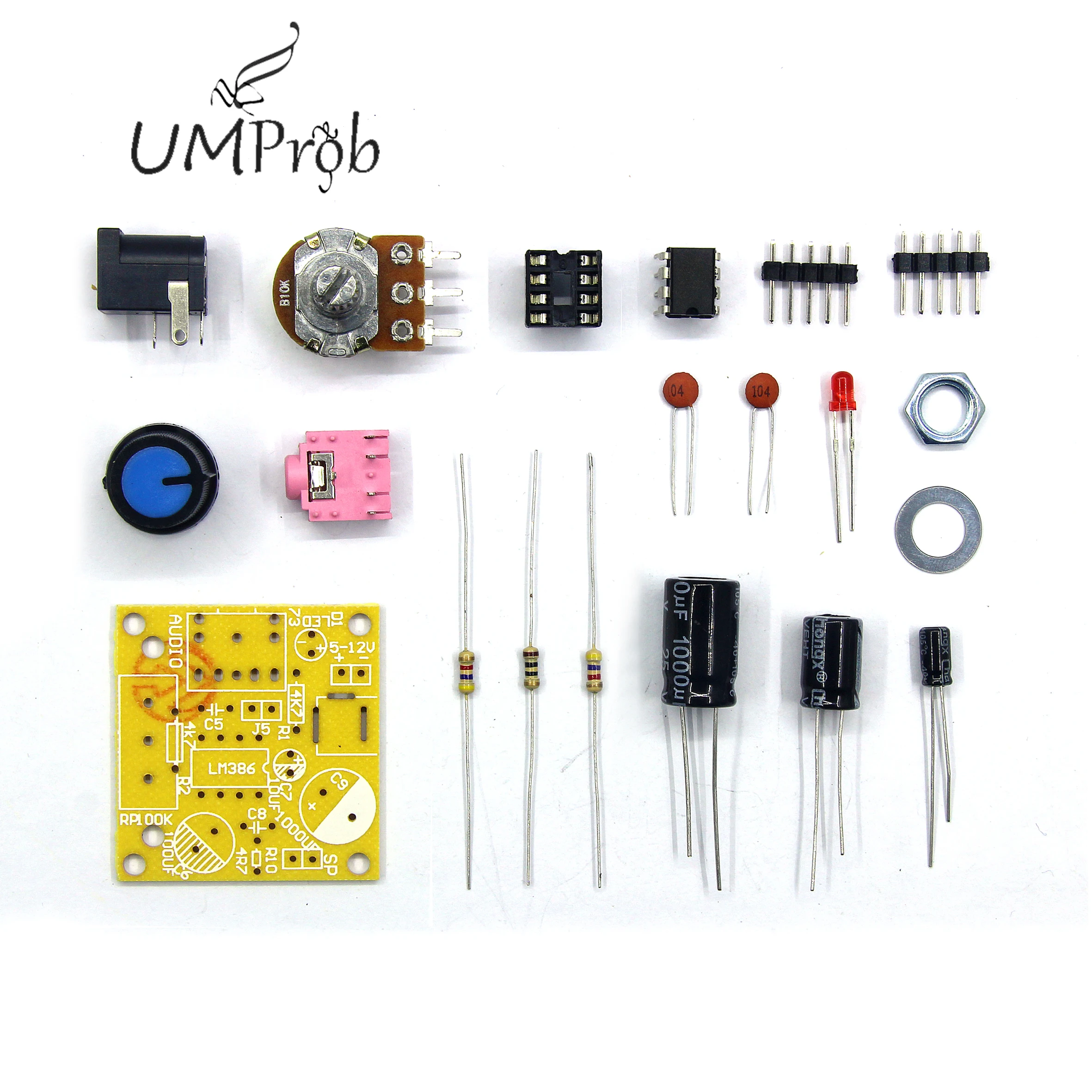Low Voltage Audio Power Amplifier DIP8 2x LM386N LM386 Amplificatore
