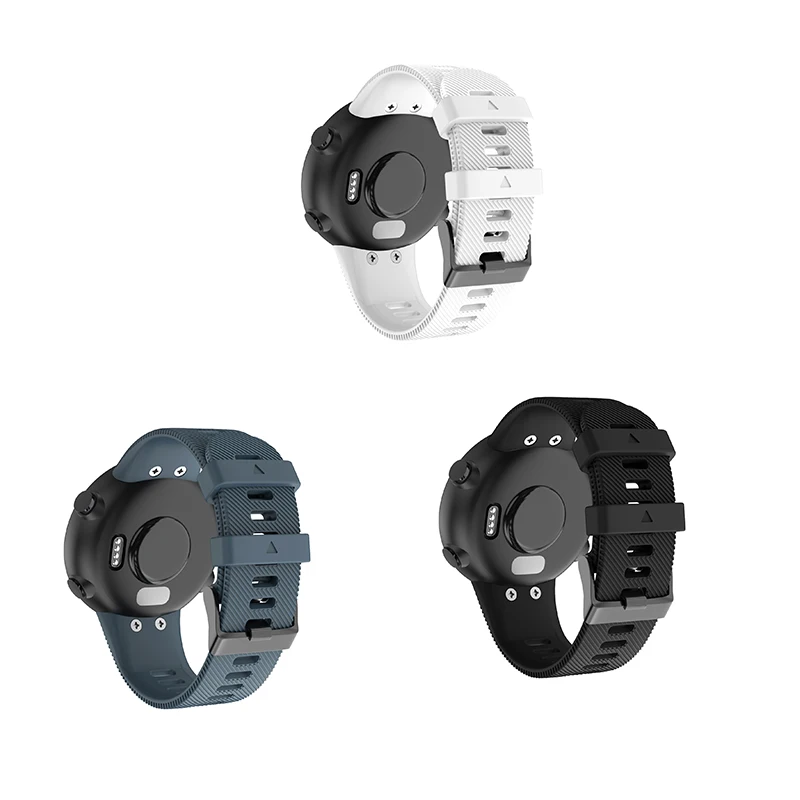 Силиконовые ремешки на запястье для Garmin Forerunner 45 спортивные умные часы Замена ремешка быстросъемный Браслет аксессуар