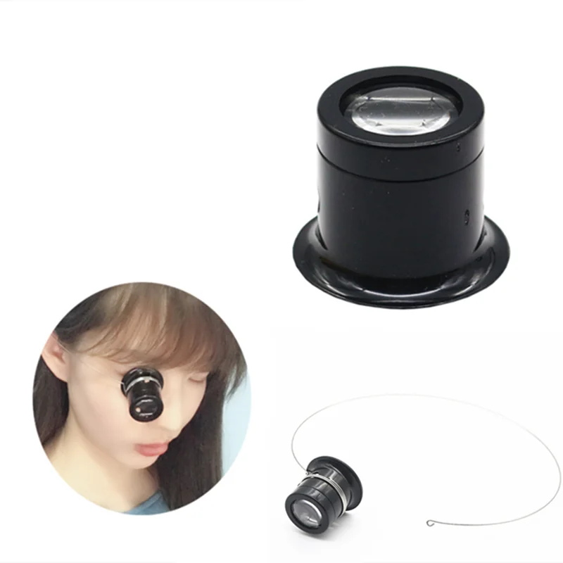

Monocular Magnifying Glass 5X/10X Portable Loupe Lens Jeweler Watch Magnifier Tool Eye Magnifier Len Repair Kit Tool