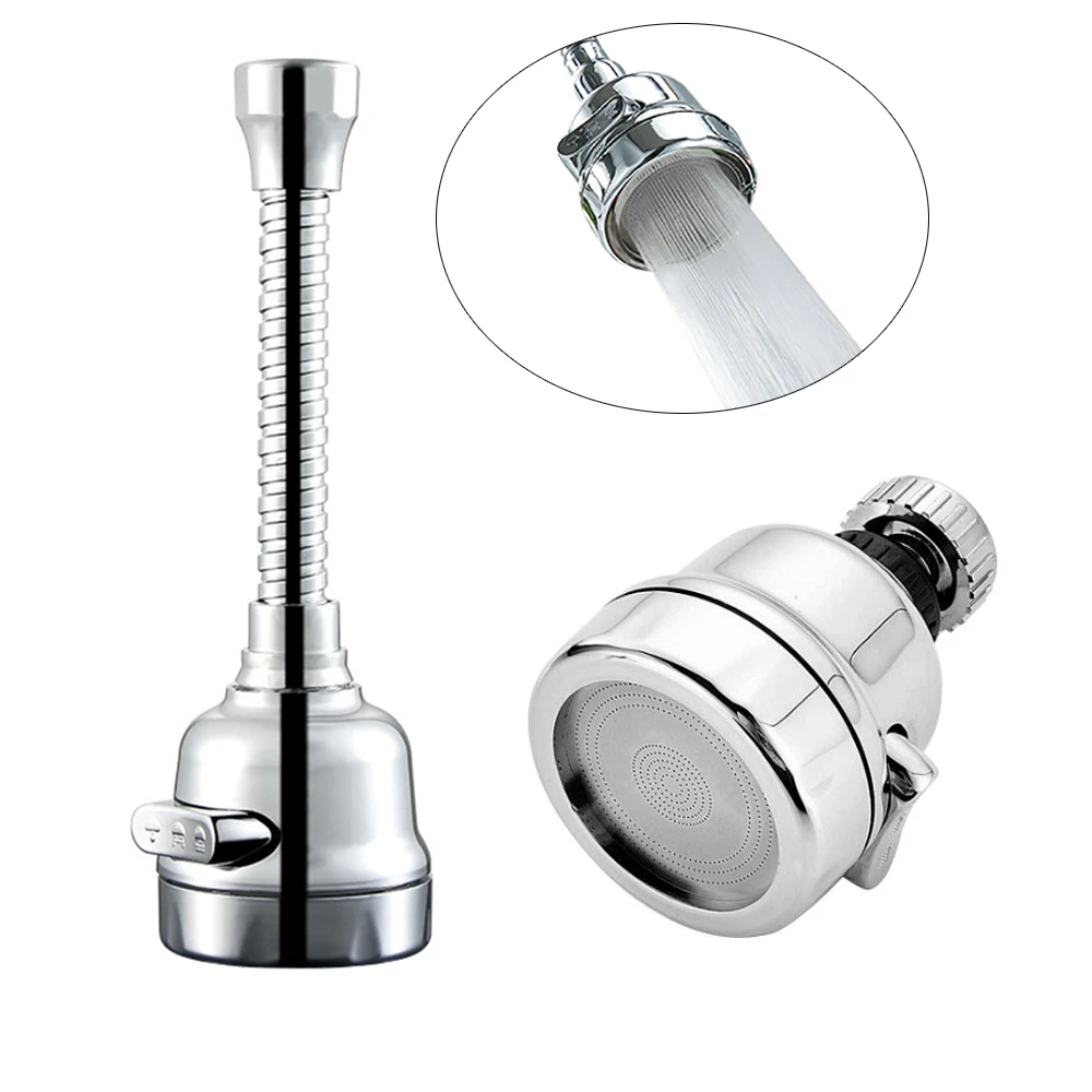 3 Modes Mixer Aerator 360° Rotatable Faucet Sprayer Head Replacement