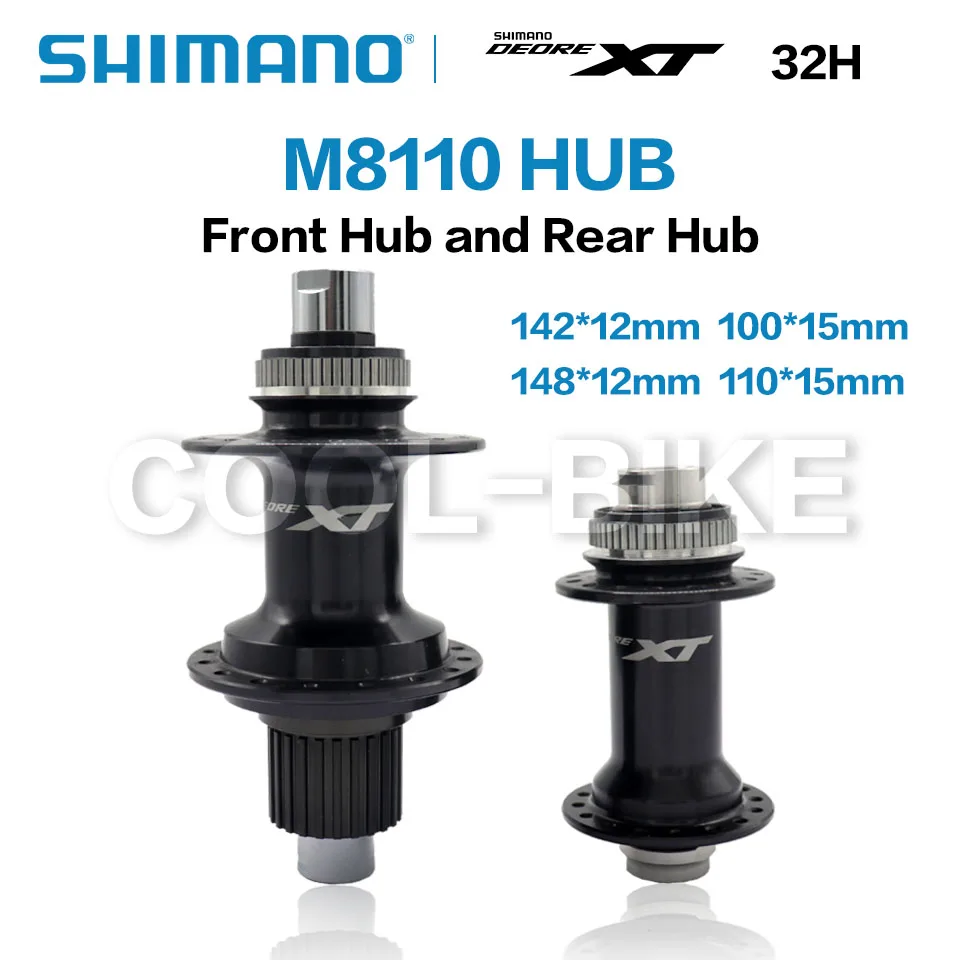 SHIMANO DEORE XT FH BH M8110 HUB 12s Hub 28H 32H Center Lock 142x12mm