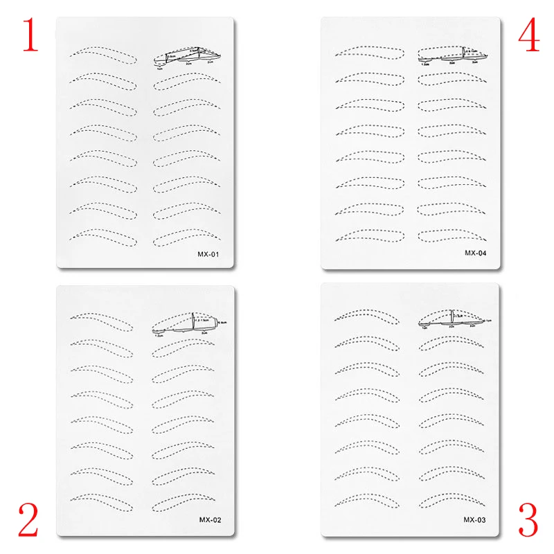 

3D Fake Skin Microblading Training Permanent Silica Gel Rubber Tattoo Practice Skin For Permanent Makeup Microblading Silicone