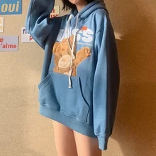 Hooded-Sweatshirt Women Hoodie Plus-Size Fleece Streetwear Winter for 320 Warm Colorful