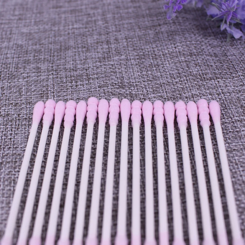 300PCS Double Head Women Makeup Cleaning Cotton Swab Convenience Multipurpose Soft Remover Nose Ears Cleaning Beauty Tools Boxed