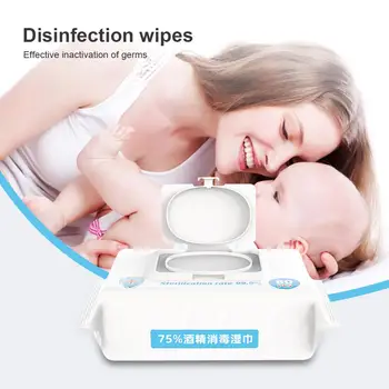 

Disinfection Antiseptic Pads Alcohol Swabs Wet Wipes Skin Cleaning Care Sterilization First Aid Cleaning Tissue Box Ściereczki