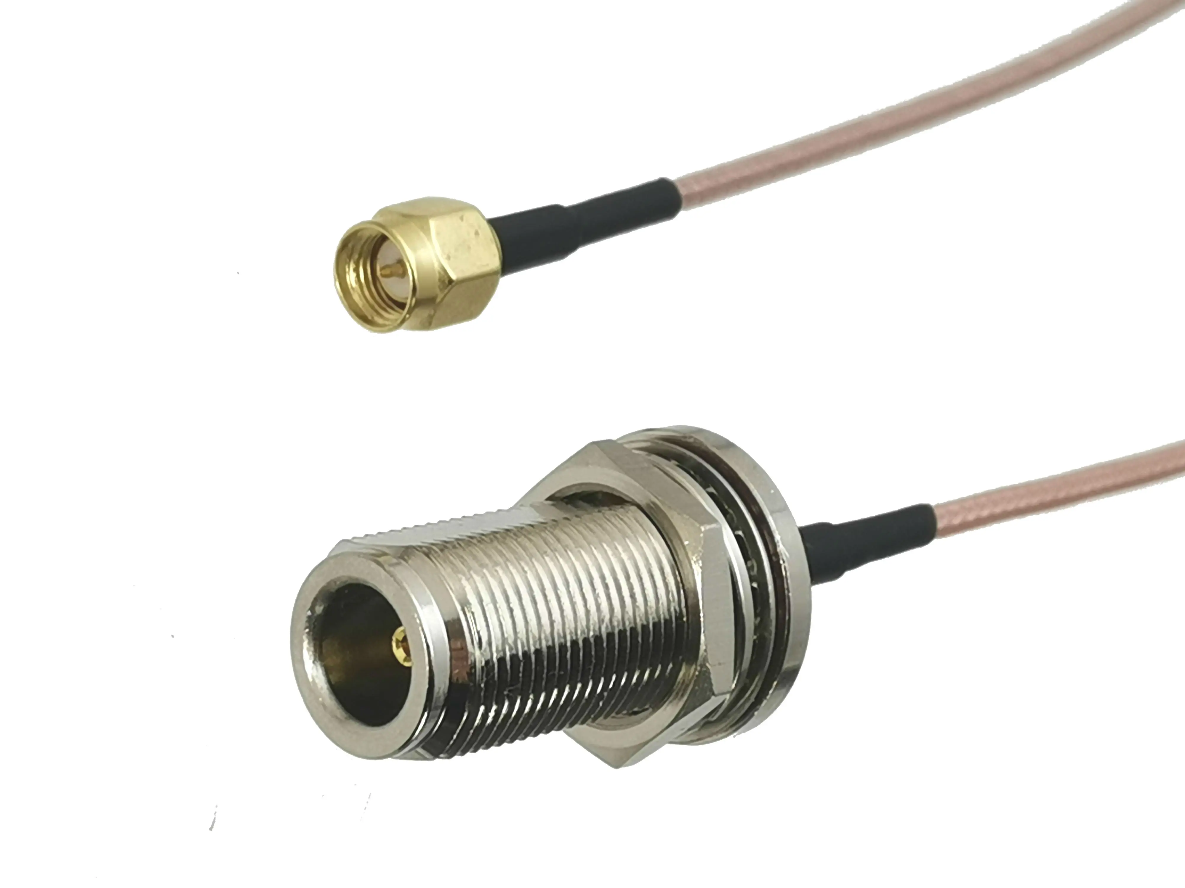 30cm Rtengtunn N Femelle cloison vers SMA fiche mâle RG316 Pigtail câble RF câbles coaxiaux Cavalier câble 