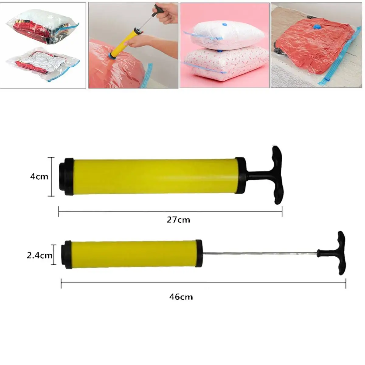 5 шт вакуумные пакеты для хранения+ ручной насос для хранения одежды, сумка для дома, вакуумная сумка, прозрачный складной сжатый органайзер, уплотнительные сумки