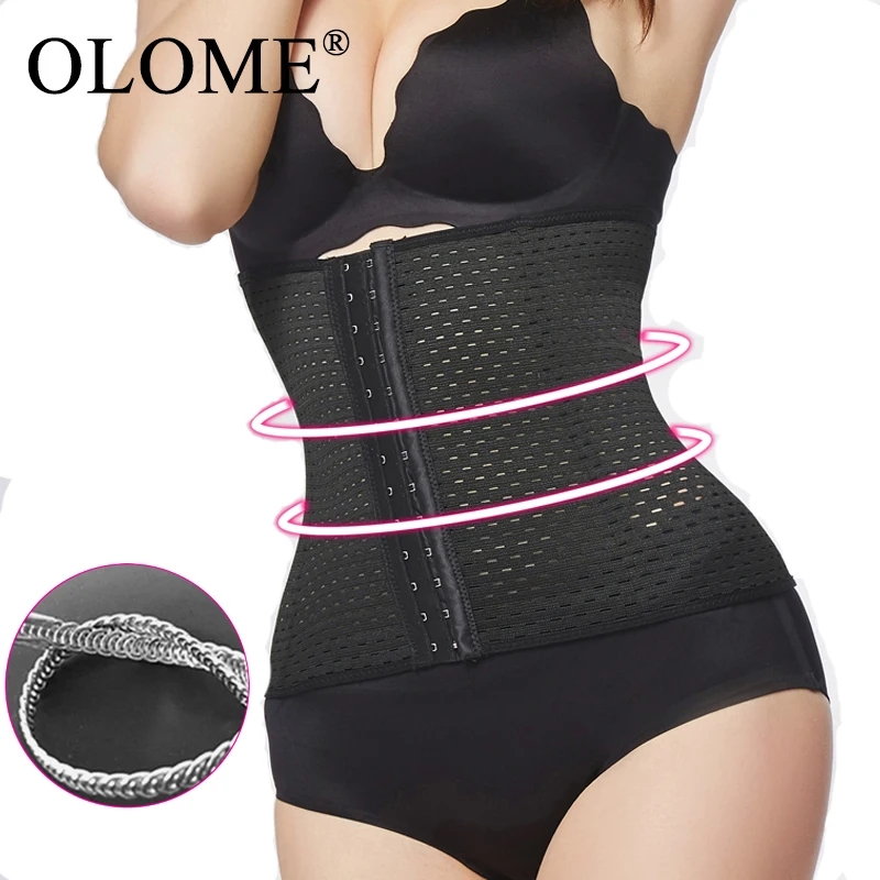 

Women Steel Boned Waist Trainer Belt Body Shaper Corset Postpartum Belly Slimming Underwear Modeling Strap Tummy Slim Belt Fajas