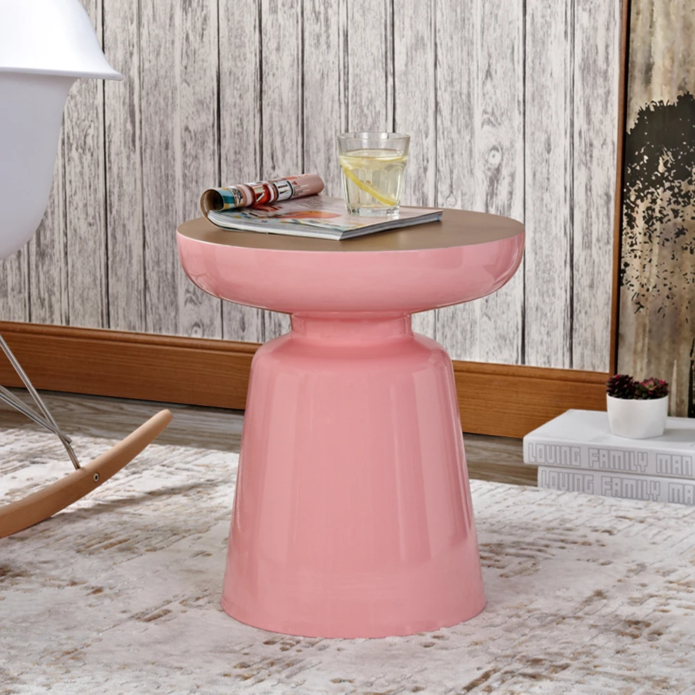 Цветной металлический прикроватный столик для выпечки мартини, модный журнальный столик, чайный столик, украшение для дома, маленькая мебель