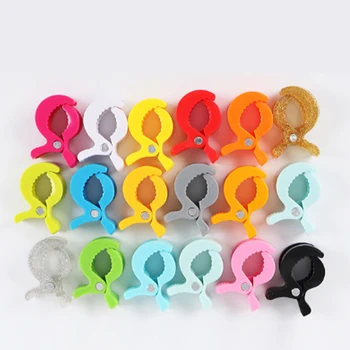 

10pcs Color Random Baby Clothes Clips Bed Sheet Blanket Plastic Fixed Clamps Home Supplies
