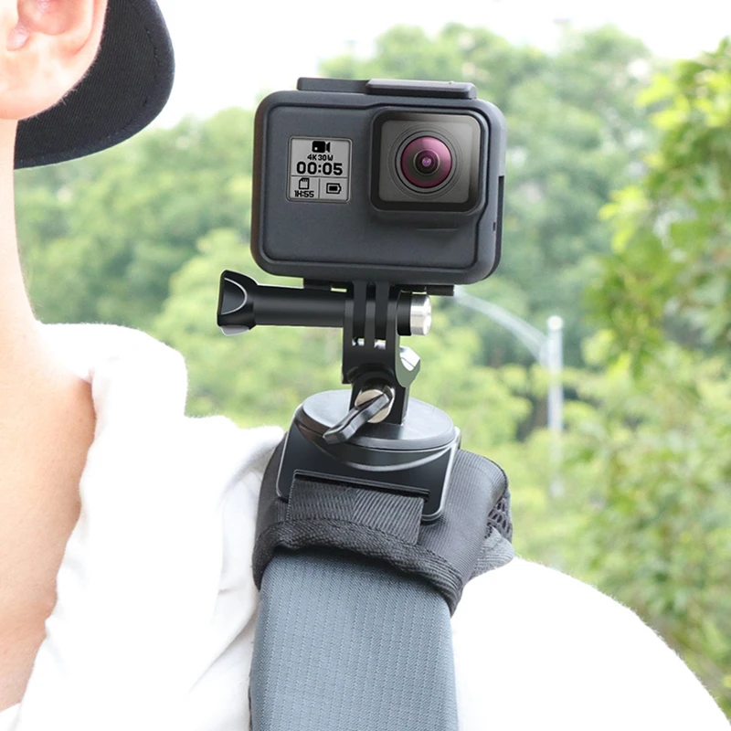 

Sport Camera Backpack Clip 360 Degree Rotary Magic Stick Portable for Outdoor Sport Camping Hiking Camera Accessories Clamp