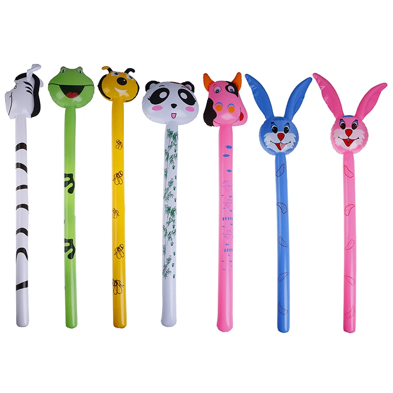 

New Cartoon Inflatabel Animal 1PC Long Inflatable Hammer No wounding Stick Baby Children Toys