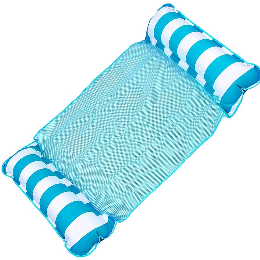 Pool Floating Chair Inflatable Water Bed Inflated Hammock Beach Pillow Swimming Pool Air Mattress Summer Fun Toy for Adults Kids