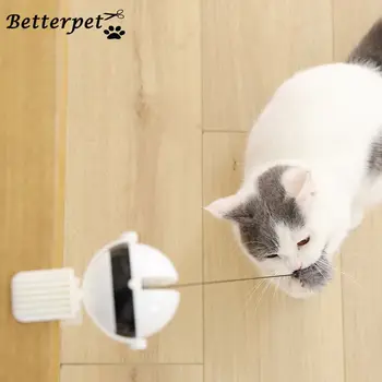 

Electronic Motion Cat Toy Electric Flutter Rotating Interactive Puzzle Smart Pet Kitten Ball Yo-Yo Lifting Puzzle Ball Supplies