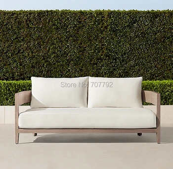 

Simple design garden furniture weather teak sofa arm sofa