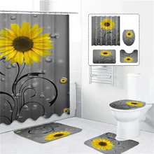 Sunflower Shower Curtains - Curtains - AliExpress