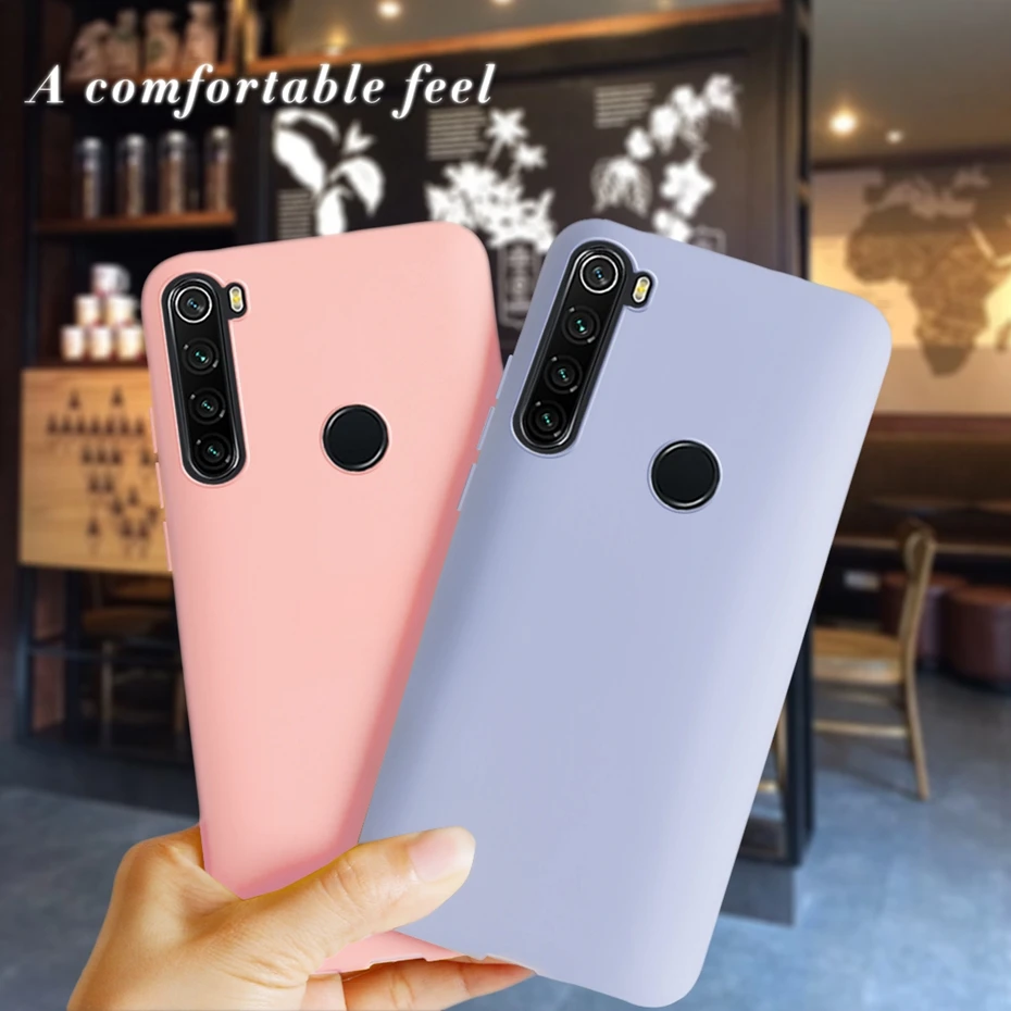 Solid Color Matte Soft TPU Silicone Phone Case Cover