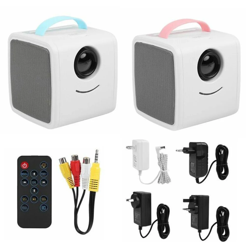 Q2 Mini Projector 700 Lumens Children's Toy Portable Projector Children Education Mini LED Home Beamer Support 1080P