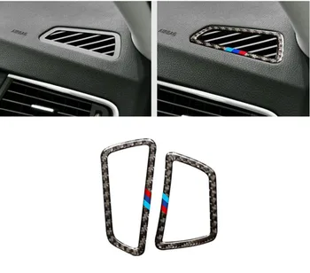 

Car Interior Carbon Fiber Refit Sticker AC Outlet Trim Air Outlet Frame Decoration For BMW F07 535i 2010- 5GT