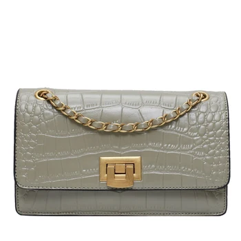 

bags for women 2020 fashion crocodile square chain women's shoulder bag sac main femme crossbody bags for women bolsas feminina