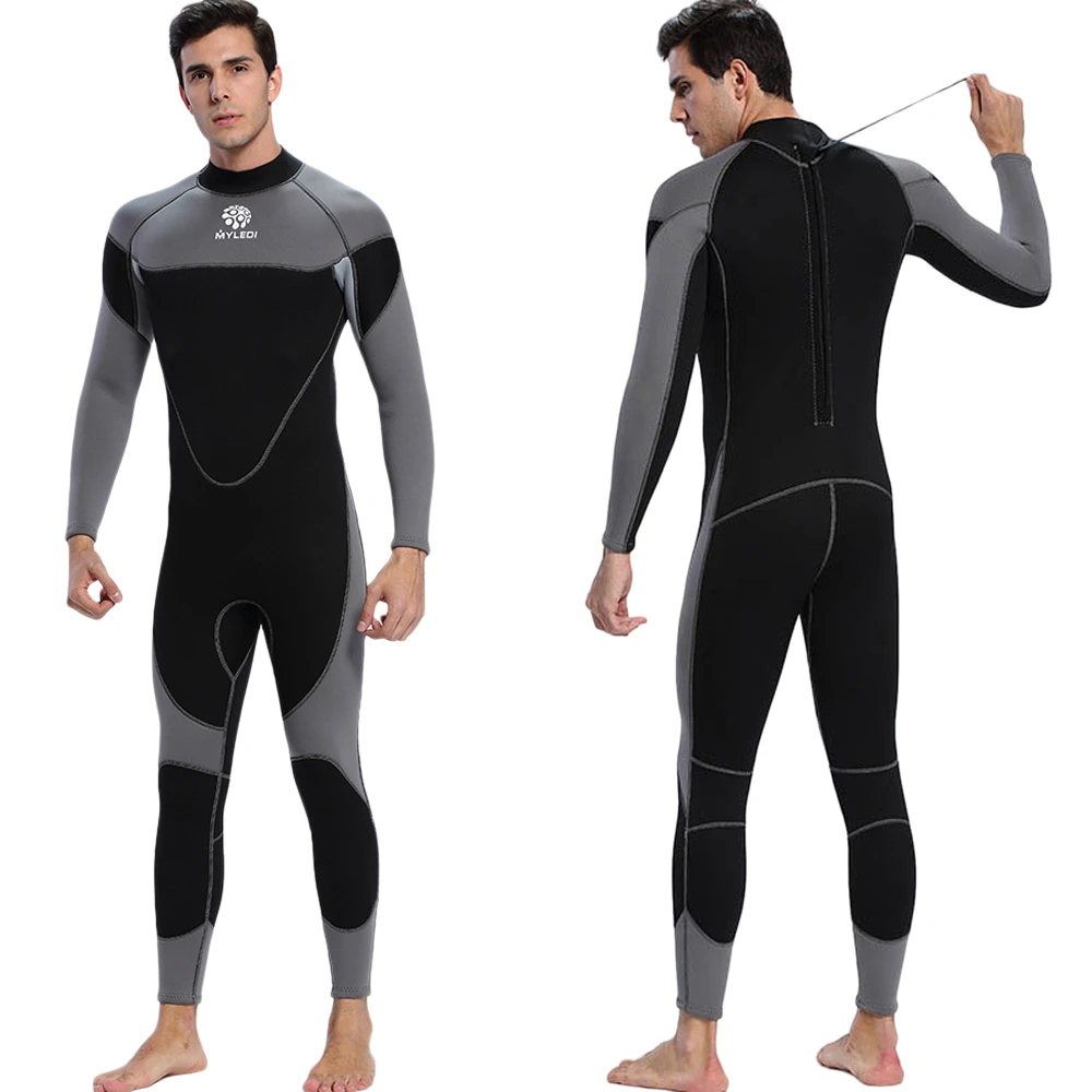 3mm Neoprene Wetsuit Men Swumsuit Surfing Swimming Diving Suit Wet Suit  Swimsuit Full Bodysuit Diving Water Sports - AliExpress