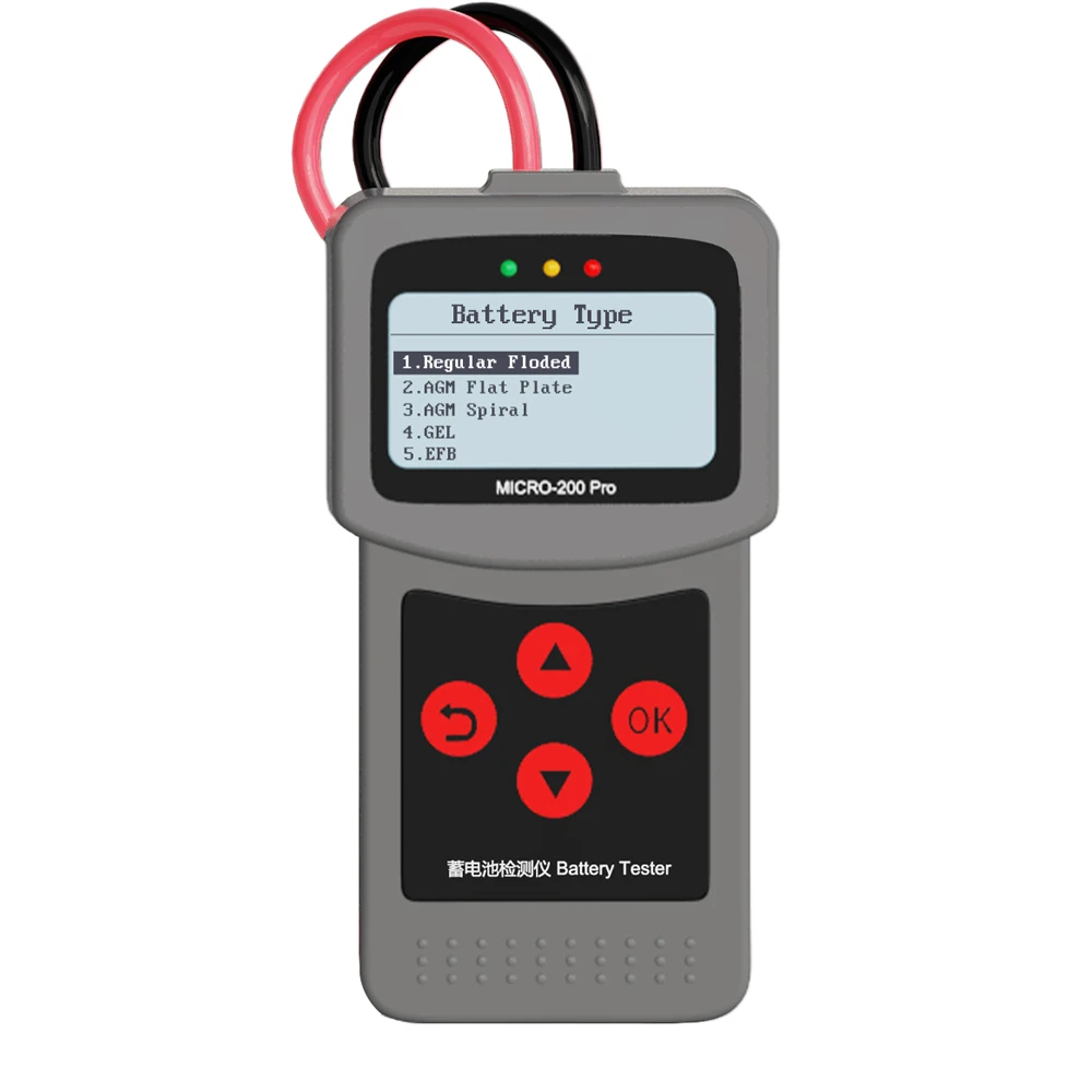 Цифровой Тестер Аккумуляторов Micro-200 Pro 12/24 В многоязычный анализатор системы