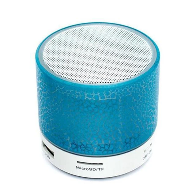 Speaker Mini Wireless Loudspeaker Crack LED TF Card USB Subwoofer Portable MP3 Music Sound Column for