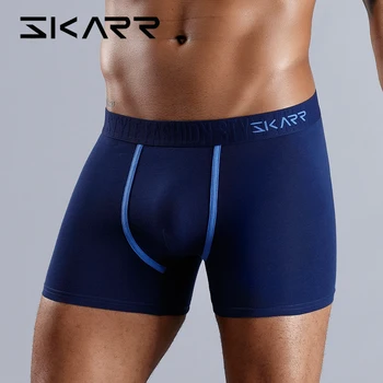 

SKARR Boxershorts Men Underwear Boxers Man Underwear Men Boxer Shorts Cotton Male Sexy Underpants Gay Panties Under Wear for 6xl