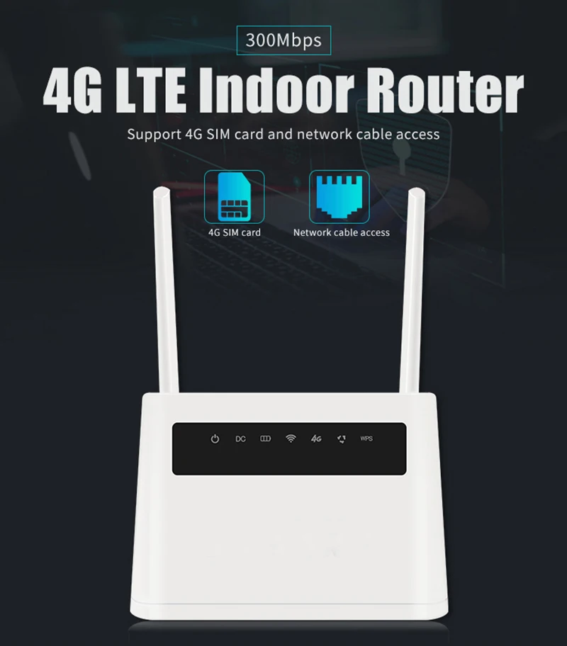 Ponto de Acesso sem Fio Larga com Sim Dong Zhen Lte Roteador Wifi Modem Cpe 300mbps 2.4ghz Banda Solt Hua r9 4g 3 High Quality Computador e Escritório