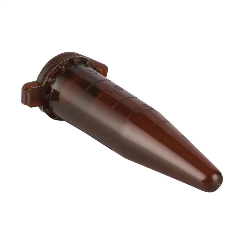 Plastic Test Tubes Centrifugal 1.5ml Snap Cap Cone Bottom 100Pcs