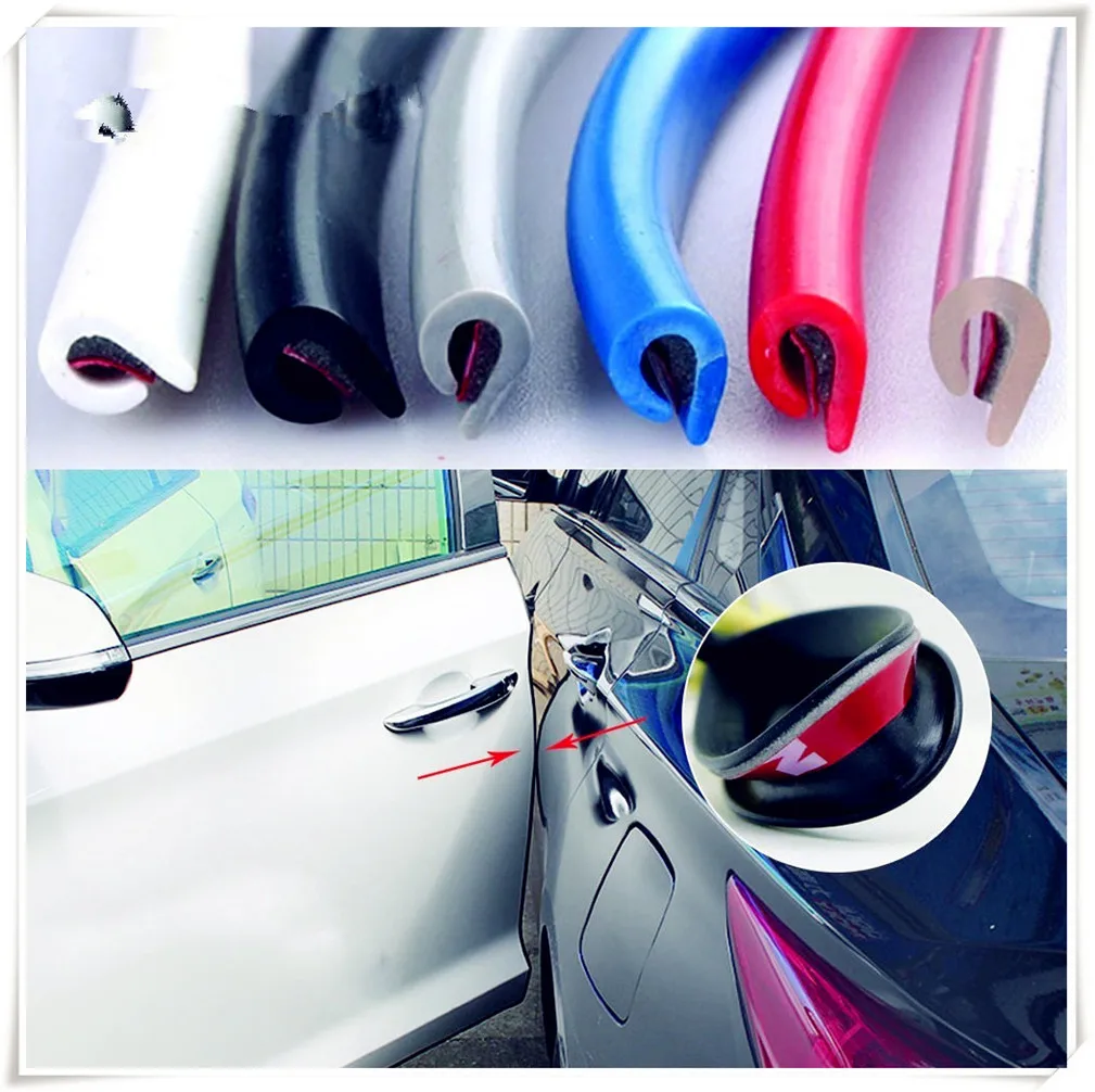 

5M Auto Car Door Edge Rubber cover Strip Protection for Infiniti QX50 Q QX80 Q50 Prototype QX30 Q60 Q70 Synaptiq Q80 IPL FX