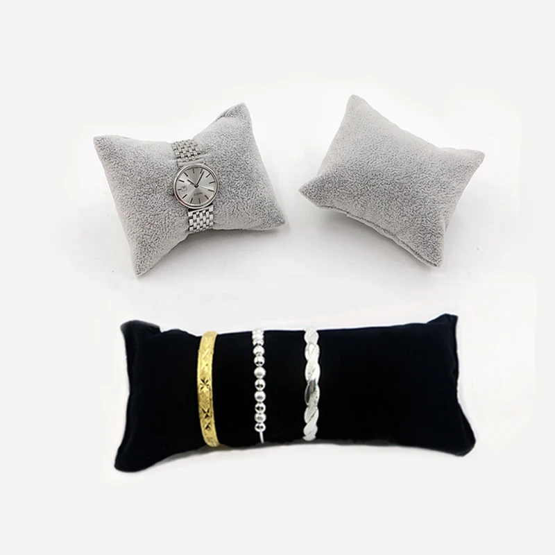 Bracelet Watch Display Pillows Velvet Pearl Durable For Case Bangle Anklet Wristwatch Jewelry Counter Organizer