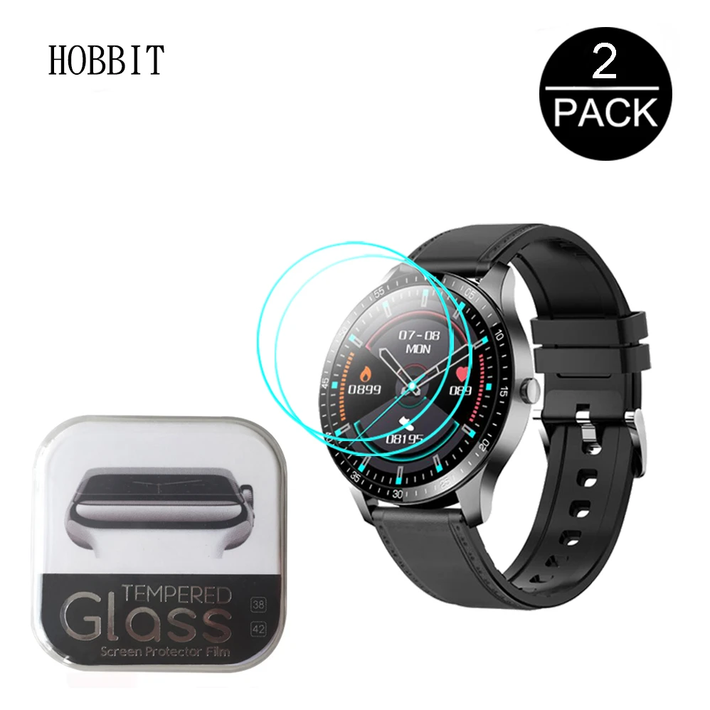 Protector de pantalla de reloj inteligente SENBONO S80, vidrio de protección resistente a arañazos, 2,5d, 2 uds., película de vidrio templado para SENBONO S80