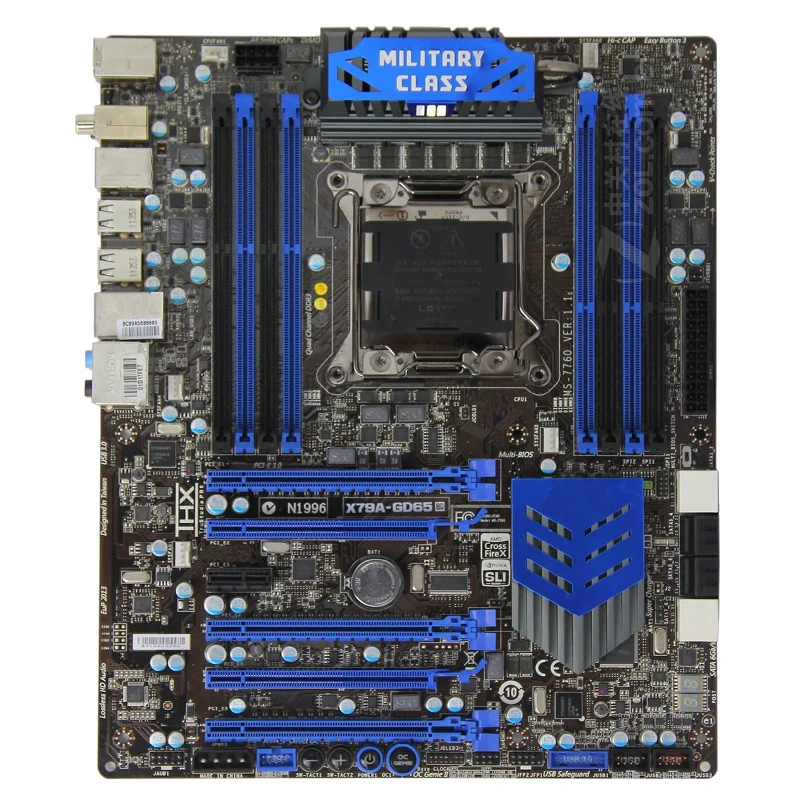 

For MSI X79A-GD65 (8D) Desktop Motherboard X79 DDR3 LGA 2011 128GB I7 CPU USB2.0 USB3.0 100% tested intact