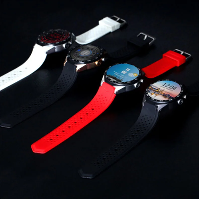 KW88 Android smart watch 3G call WIFI quad-core round screen heart rate GPS photo card