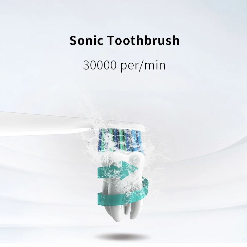 SEAGO Electric Toothbrush Non-Rechargeable Waterproof Adult Tooth brush Massage Gums Teeth White with 2 Brush Heads SG503 SEAGO Electric Toothbrush Non-Rechargeable Waterproof Adult Tooth brush Massage Gums Teeth White with 2 Brush Heads SG503